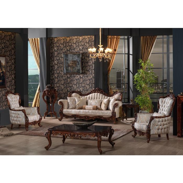 Luksus Arabien Royal Home Sofa Sæt Stue Møbler Design Stof L