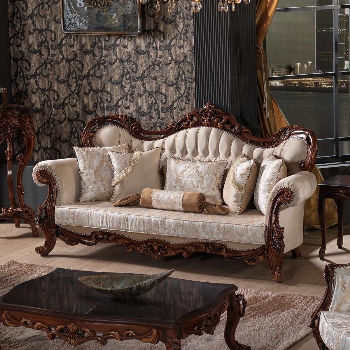 Moderne luksus Salon Sofa Møbler Sæt Stue Sofaer Royal Høj K