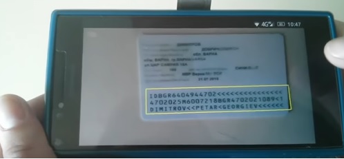 Mobile Passports and ID cards reading with interface to PMS