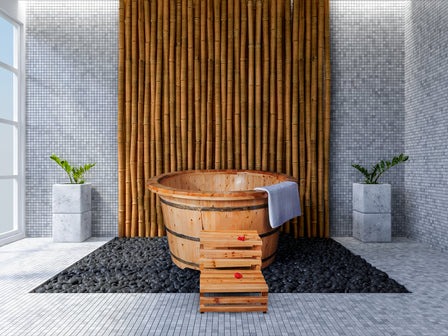 Handcrafted Japanese bathtubs 