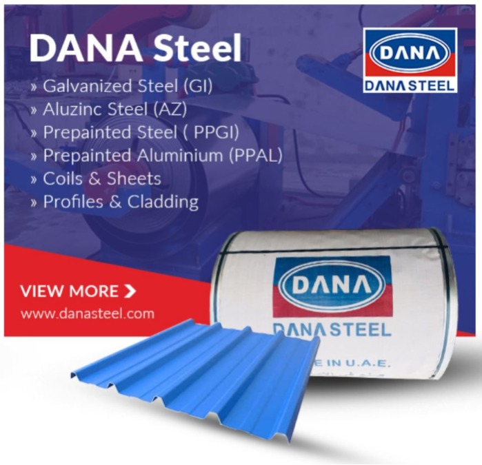 DANA STEEL - Flat Coated Steel Manufacturer in Dubai UAE