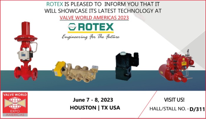  Valve World Americas Expo at Houston on June 7-8, 2023.