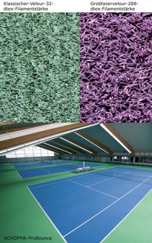 SCHÖPP®-ProBounce tennis velour gulvbelægning